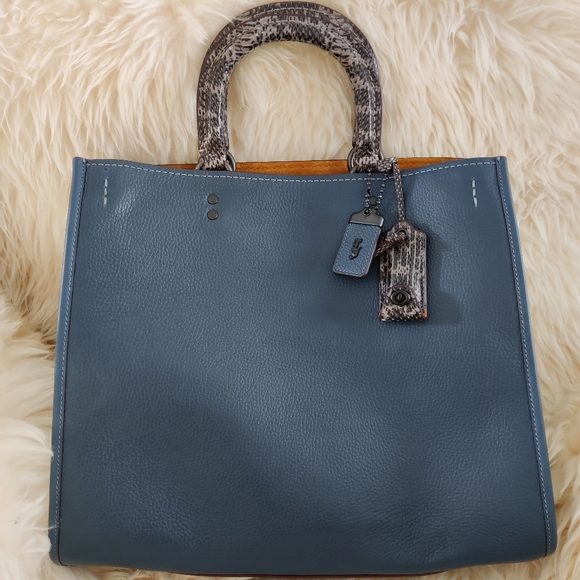 Coach 1941 Rogue 36 with Colourblock Snakeskin - Picture 1 of 16